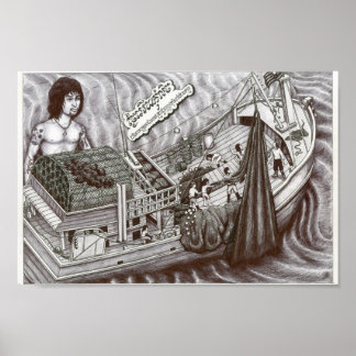 デッドアイポスター、ボート上のバンナック ポスター