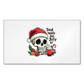 デッドインサイドすてきしかしAFホットカコアラテクリスマススクル マグネット名刺 (正面)