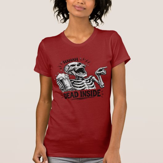 デッドインサイドスケルトン Tシャツ (正面)
