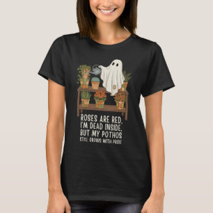デッドインサイド - おもしろい幽霊植物愛好家 Tシャツ