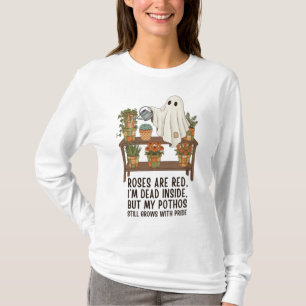 デッドインサイド - おもしろい幽霊植物愛好家 Tシャツ