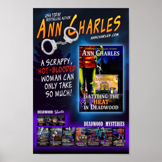デッドウッドのポスターで熱をガタガタに揺らす~アン・チャールズ ポスター (正面)
