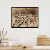 デッドウッドの小都市SD 1887 ポスター (キッチン)