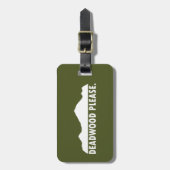 デッドウッドサウスダコタお願い ラゲッジタグ (正面縦)