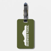 デッドウッドサウスダコタお願い ラゲッジタグ (裏面縦)