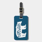 デッドウッドサウスダコタベア ラゲッジタグ (正面縦)