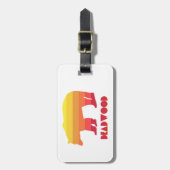 デッドウッドサウスダコタレインボーベア ラゲッジタグ (正面縦)