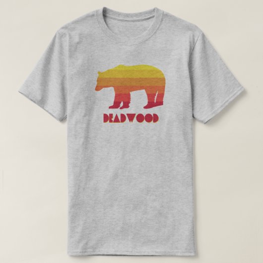 デッドウッドサウスダコタレインボーベア Tシャツ (デザイン正面)