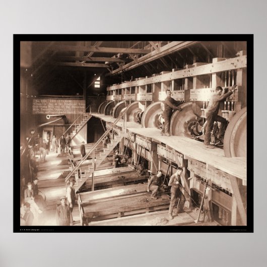 デッドウッドテラスタンプミルSD 1888 ポスター (正面)