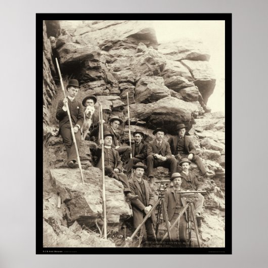 デッドウッド中央鉄道SD 1888 ポスター (正面)