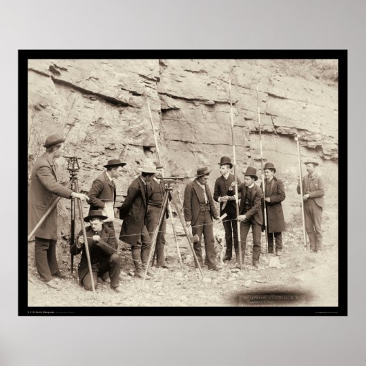 デッドウッド中央RRエンジニア部隊SD 1888 ポスター (正面)