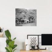 「デッドウッド・コーチ」写真の最後の旅 ポスター (ホームオフィス)