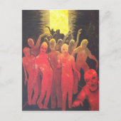 デッドエンドゾンビホード ダークホラーアート ポストカード (正面)