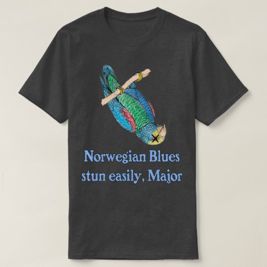 デッドオウムNorwegian Blues Stun簡単専攻の Tシャツ (デザイン正面)