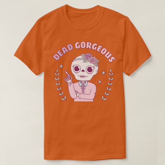 デッドゴージャスおもしろいパン Tシャツ (デザイン正面)