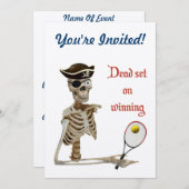 デッドセットテニス海賊 招待状 (正面/裏面)