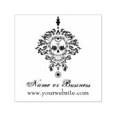 デッドダマスクパーソナライズされた文字自己インキングスタンプ セルフインキングスタンプ (デザイン)