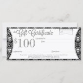 デッドダマスク – カスタムギフト券 (裏面)