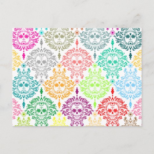 デッドダマスク – シックシュガースカルはがき ポストカード (正面)