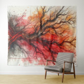 デッドツリー2 – 水彩 タペストリー (インサイチュ(横))