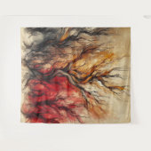 デッドツリー3 – 水彩 タペストリー (正面(横))