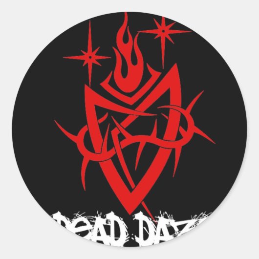 デッドデイズトライバルハート ラウンドシール (正面)