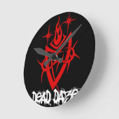デッドデイズトライバルハート ラウンド壁時計 (傾斜)