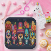 デッドデイパーティーシュガースカルハロウィンホリデー ペーパープレート (パーティー)