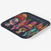 デッドデイパーティーシュガースカルハロウィンホリデー ペーパープレート (傾斜あり)