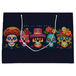 デッドデイパーティーシュガースカルハロウィンホリデー ラージペーパーバッグ