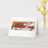 デッドビートパパ父のデイカード カード (黄色い花)