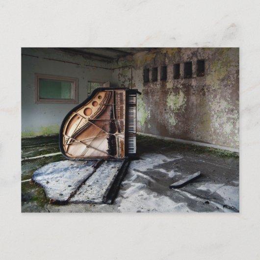 デッドピアノ ポストカード (正面)
