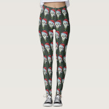 デッドヘッドサンタのドクロ クリスマスのスケルトンユーモア