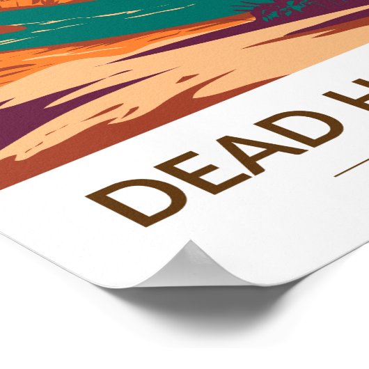 デッドホースポイント州パークユタヴィンテージ ポスター (角)