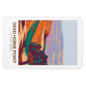 デッドホースポイント州パークユタヴィンテージ マグネット (横)