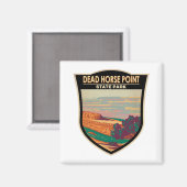デッドホースポイント州パークユタヴィンテージ マグネット (正面/裏面)