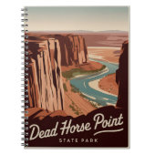 デッドホースポイント州パークヴィンテージ ノートブック (正面)