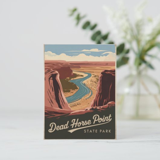 デッドホースポイント州パークヴィンテージ ポストカード (スタンド正面)