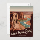 デッドホースポイント州パークヴィンテージ ポストカード (正面/裏面)