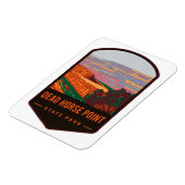 デッドホースポイント州パーク マグネット (左側)