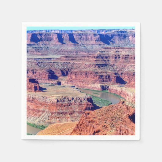 デッドホース州パークモアブユタ スタンダードカクテルナプキン (正面)