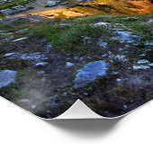 デッドホース湖サンライズ – シエラ ポスター (コーナー)