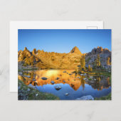 デッドホース湖サンライズ – シエラ ポストカード (正面/裏面)