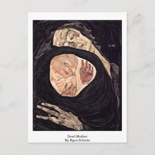 デッドマザーバイエゴンシーレ ポストカード (正面)