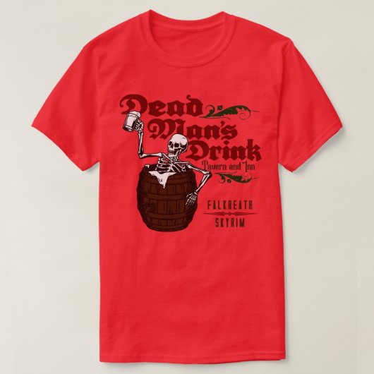 デッドマンズドリンク Tシャツ (デザイン正面)