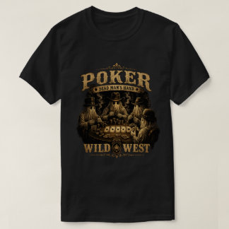 デッドマンズハンドの幽霊ポーカーTシャツ Tシャツ