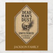 デッドマンダストニックワインラベル ワインラベル (シングルラベル)