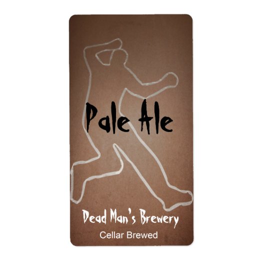 デッドマンホームメイドビアラベル ラベル (正面)