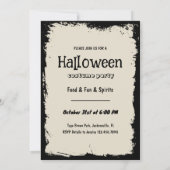 デッドマンミスティックハローウィンパーティ招待状 招待状 (裏面)