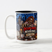 デッドラインは死なない ハロウィン 15 oz マグカップ